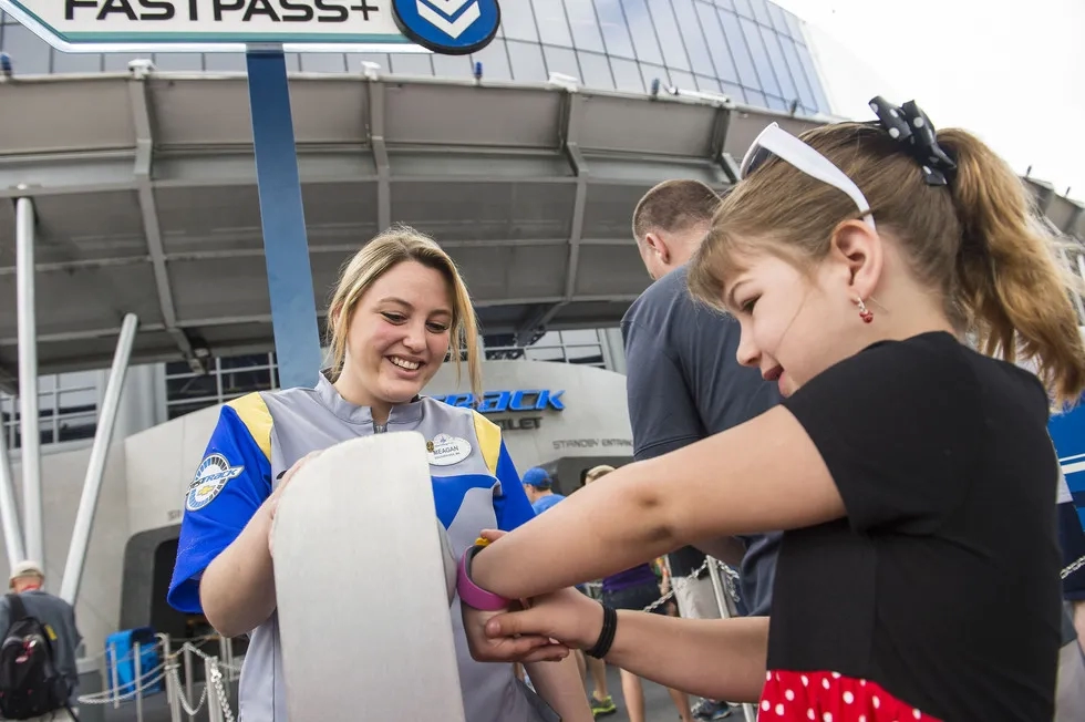 Fastpass entrance, Test Track, Epcot, Walt Disney World, Florida