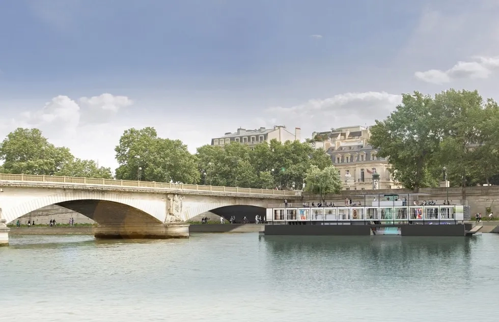 Rendering of Fluctuart in Paris