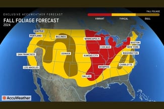 Fall Foliage Map for 2024 Predicts Midwest Will Outdo New England