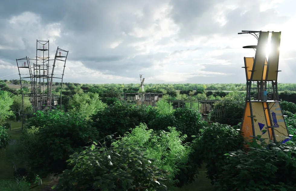 Rendering of The Forge: Lemont Quarries Adventure Park near Chicago