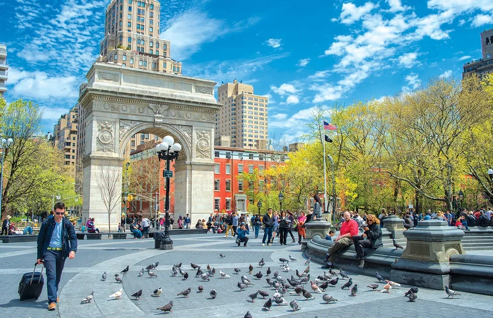 Washington Square Park, Greenwich Village, Manhattan, New York City, New York State, USA