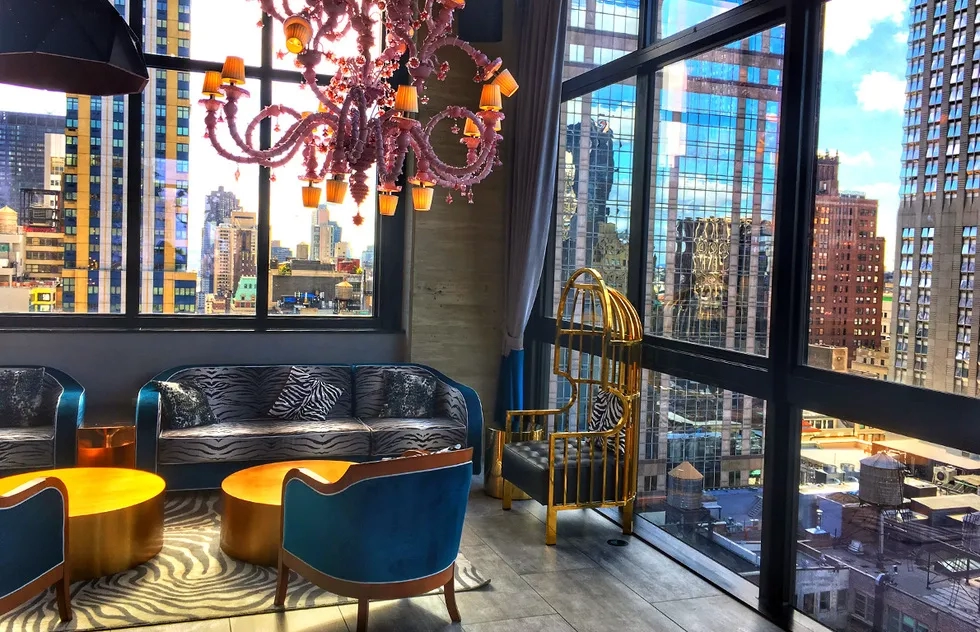 Frommer's, New York City, Hendrick Hotel, Top Floor Lounge Bar, Manhattan, New York State, USA