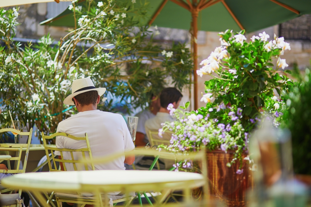 Gordes, Provence, Cafe