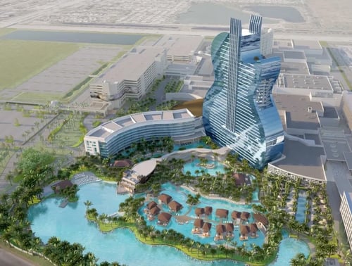 A Bizarre Guitar-Shaped Hotel Rises in South Florida