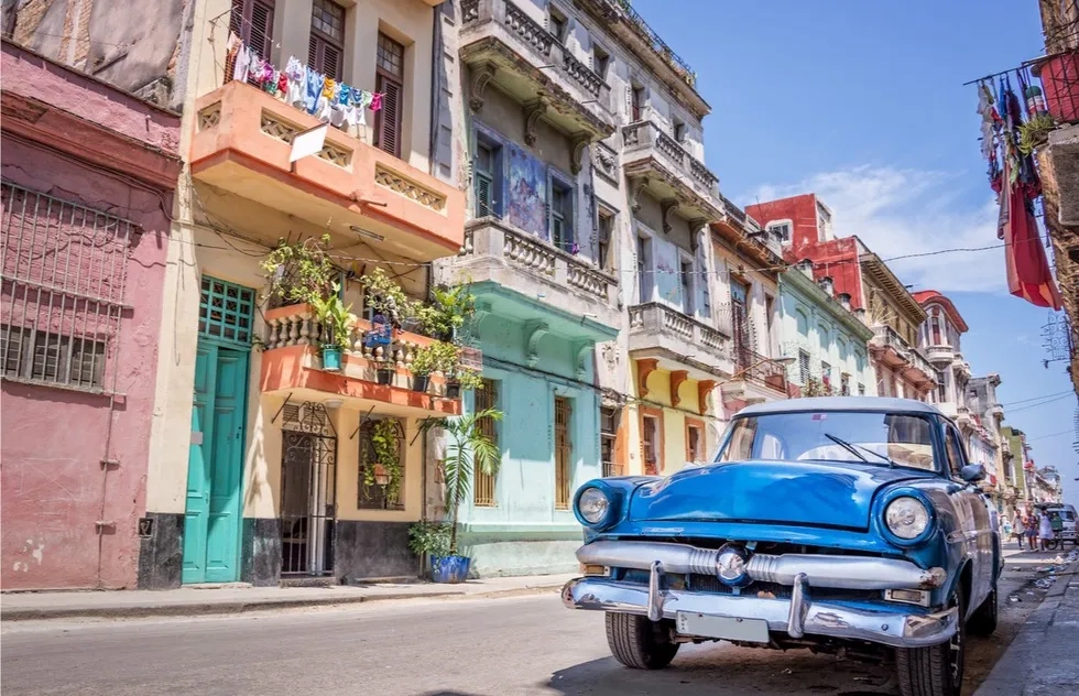 Havana, Cuba, Caribbean, Vintage Car