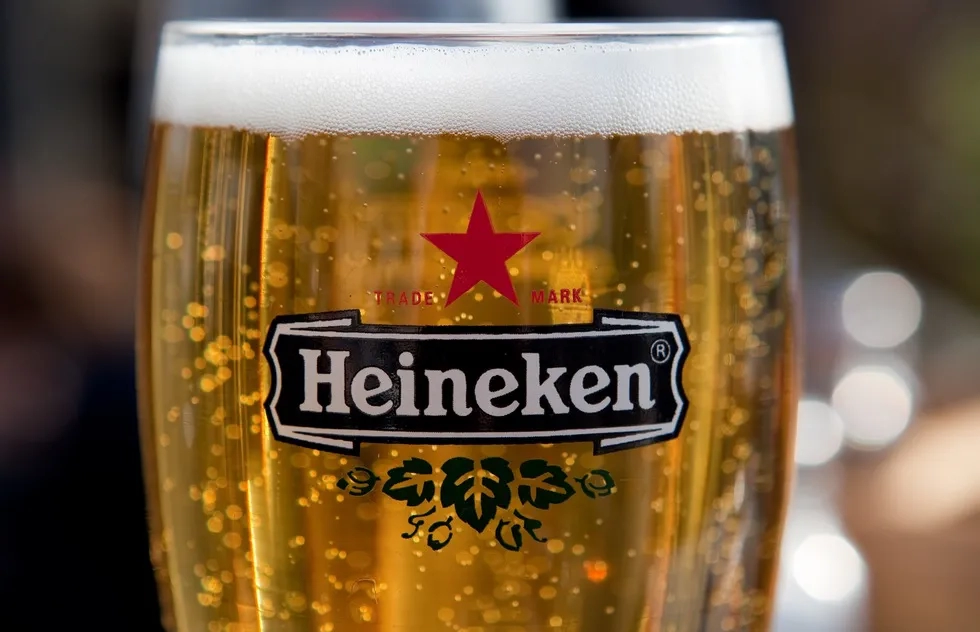 A pint of Heineken