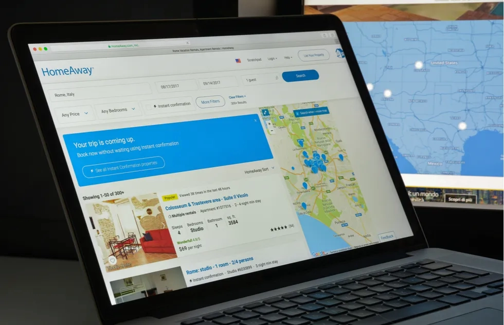 HomeAway website