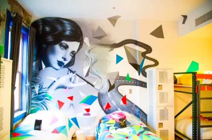 Graffiti Room, Hostel Fish, Denver