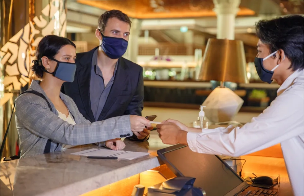 Hotel, Check in desk