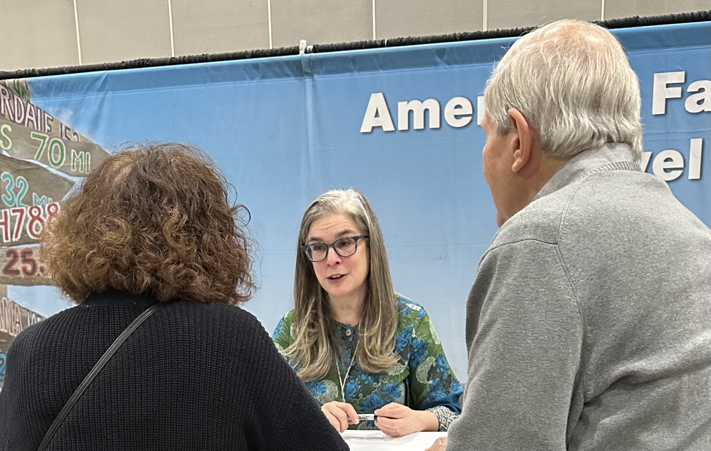 Pauline Frommer greets readers at travel show