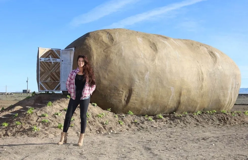 Kristie Wolfe and her Big Idaho Potato Hotel in Boise