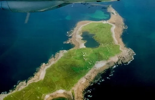 Inishsirrer island in Ireland's County Donegal