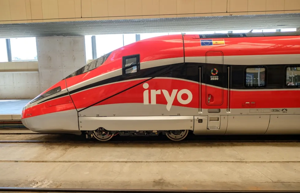 Iryo train in Spain