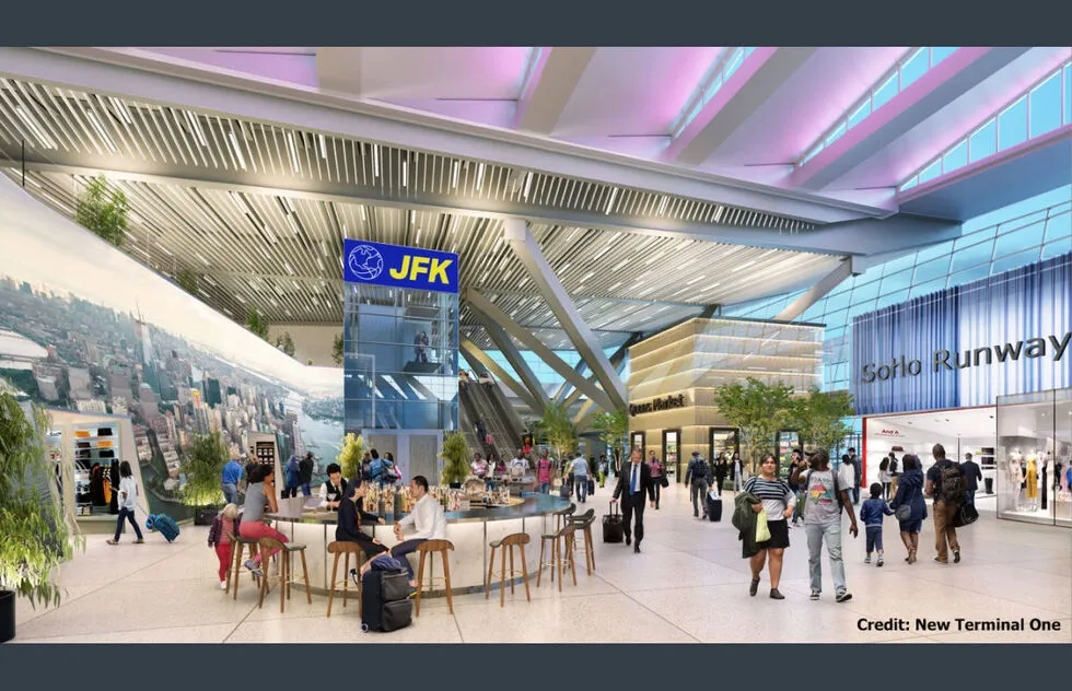 Rendering of new Terminal 1 at JFK Airport in New York City