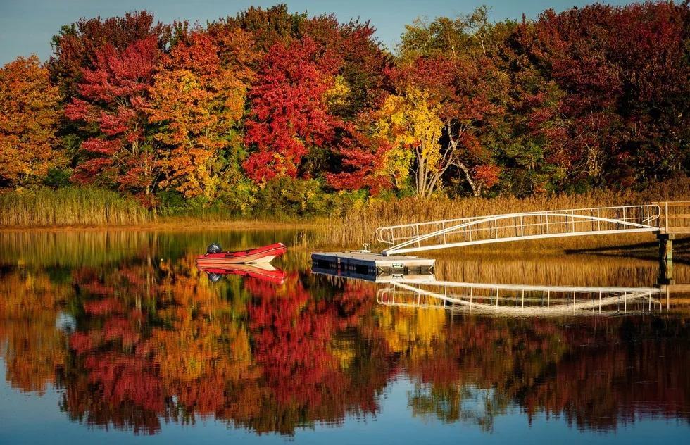 Kennebunkport, Maine, Fall Foliage, Autumn Leaves, New England