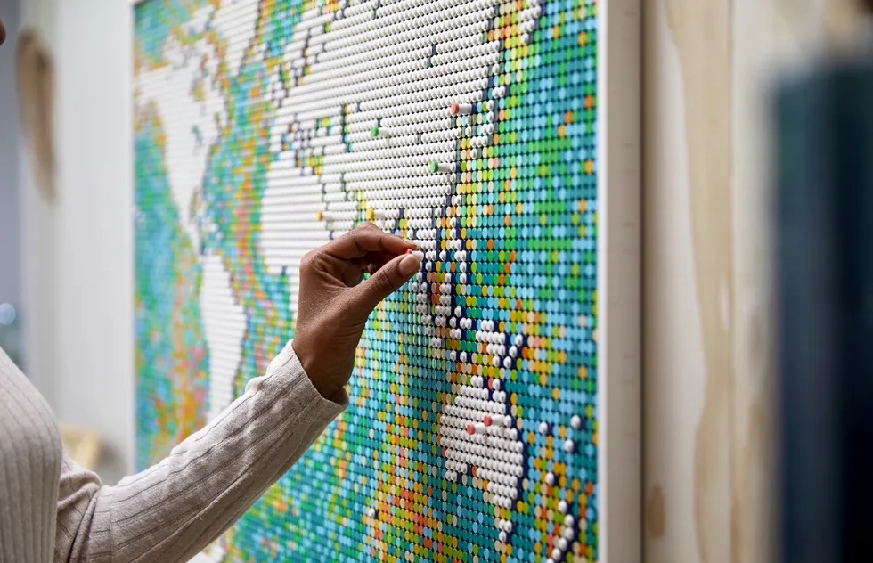 Lego Art World Map