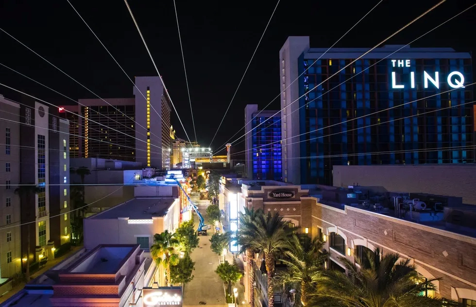 Fly LINQ zipline in Las Vegas