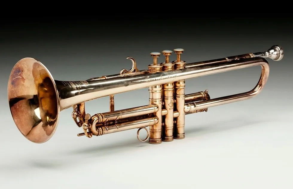 Louis Armstrong's trumpet, Smithsonian National Museum of African American History and Culture, Washington, DC