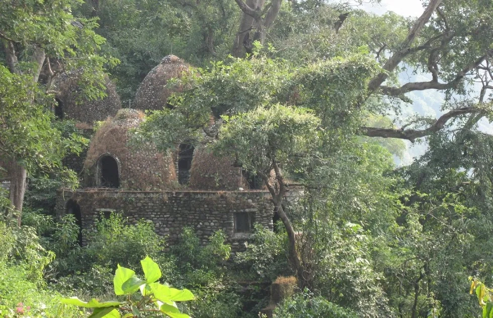 Maharishi Mahesh Yogi ashram ruin