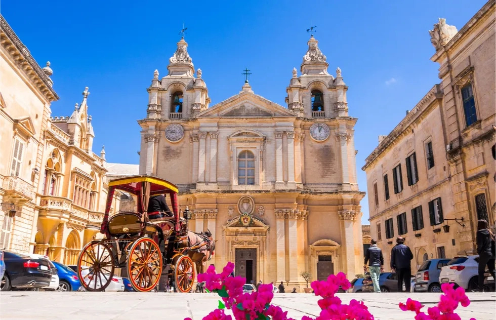 Mdina Village, Cathedral of St. Paul, Malta