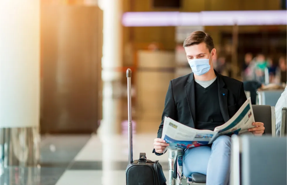 Mask, airport