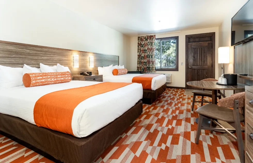 Guest room at Maswick South Lodge in Arizona's Grand Canyon National Park