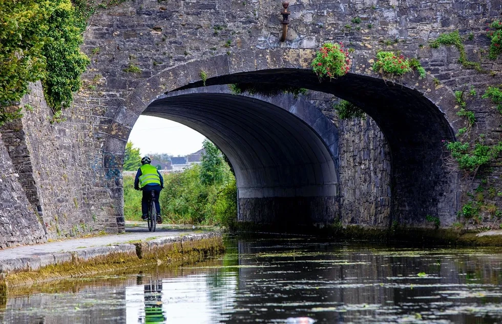Maynooth Harbour Mullen Bridge, Royal Canal Greenway, Ireland