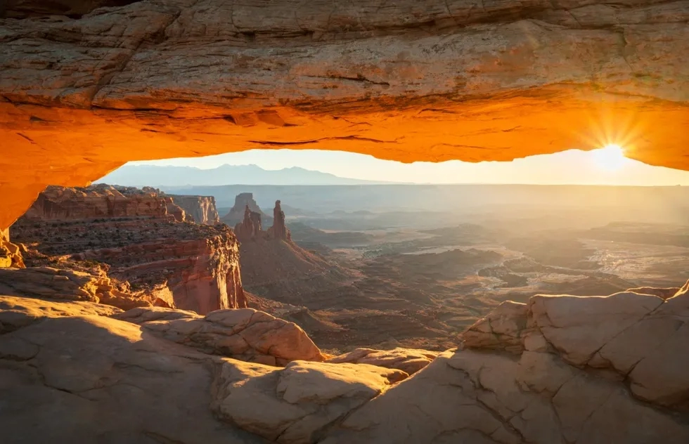 Mesa Arch at Canyonlands National Park in Utah
