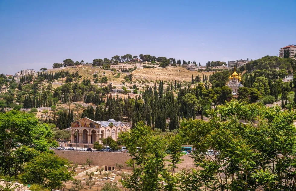 Mount of Olives, Jerusalem, Israel, Garden of Gesthemene, Basilica of the Agony