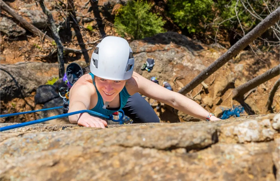 Rock Climbing, Camden Hills State Park, Maine, New England