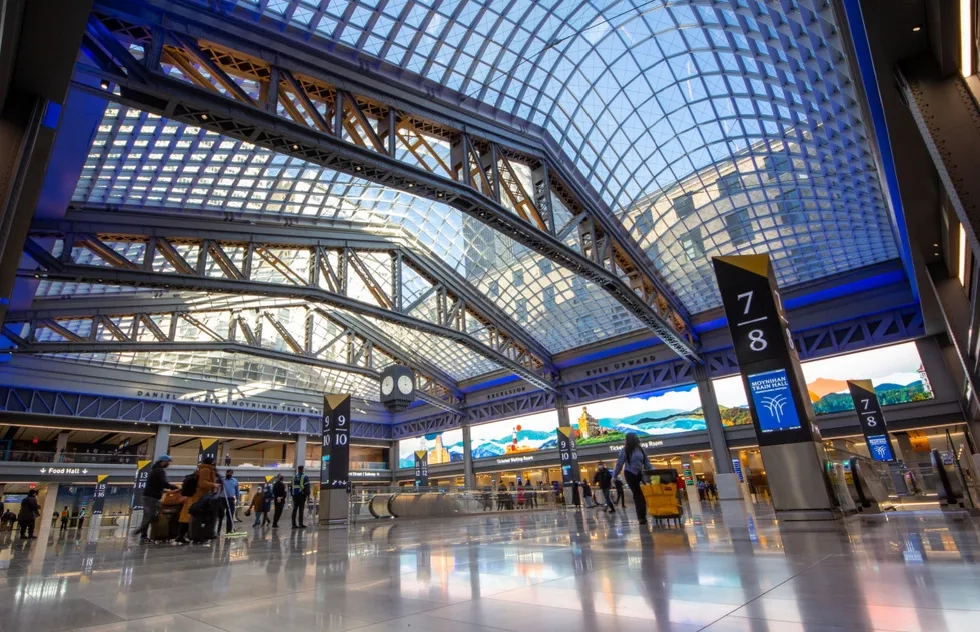 Moynihan Train Hall at Pennsylvania Station in New York City