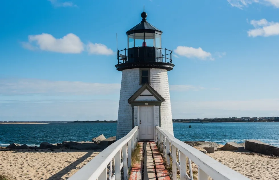 Brant Point Lighthouse in Nantucket, Massachusetts