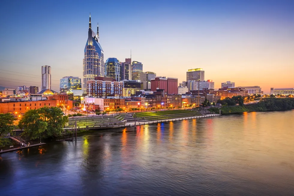 Nashville skyline, Tennessee