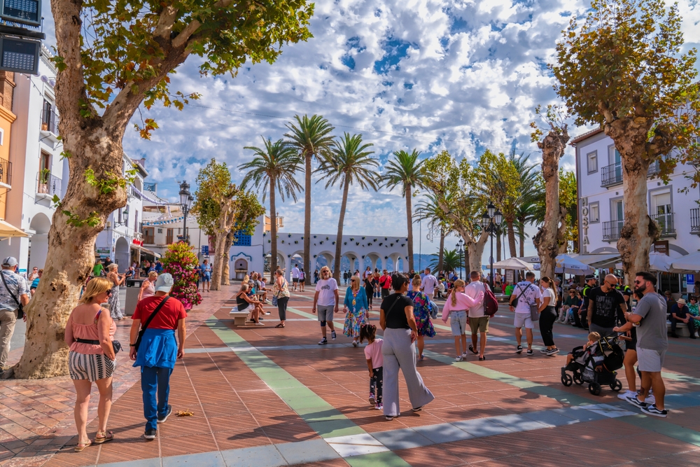 Nerja, Plaza Balcon de Europe Spain