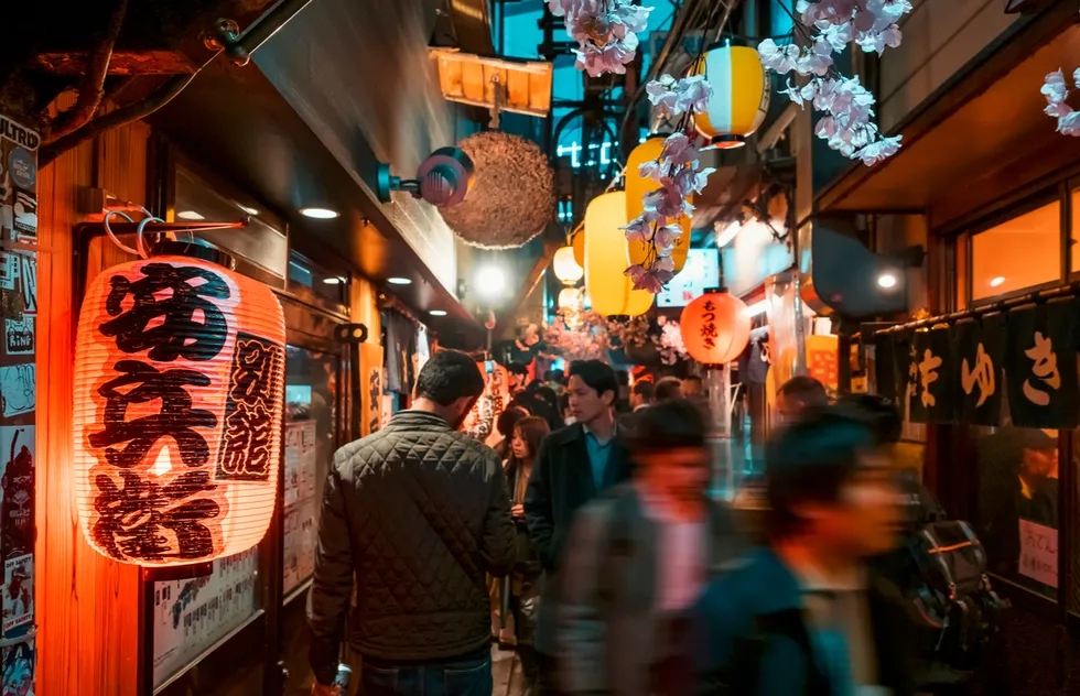 Dining alleyway in Tokyo