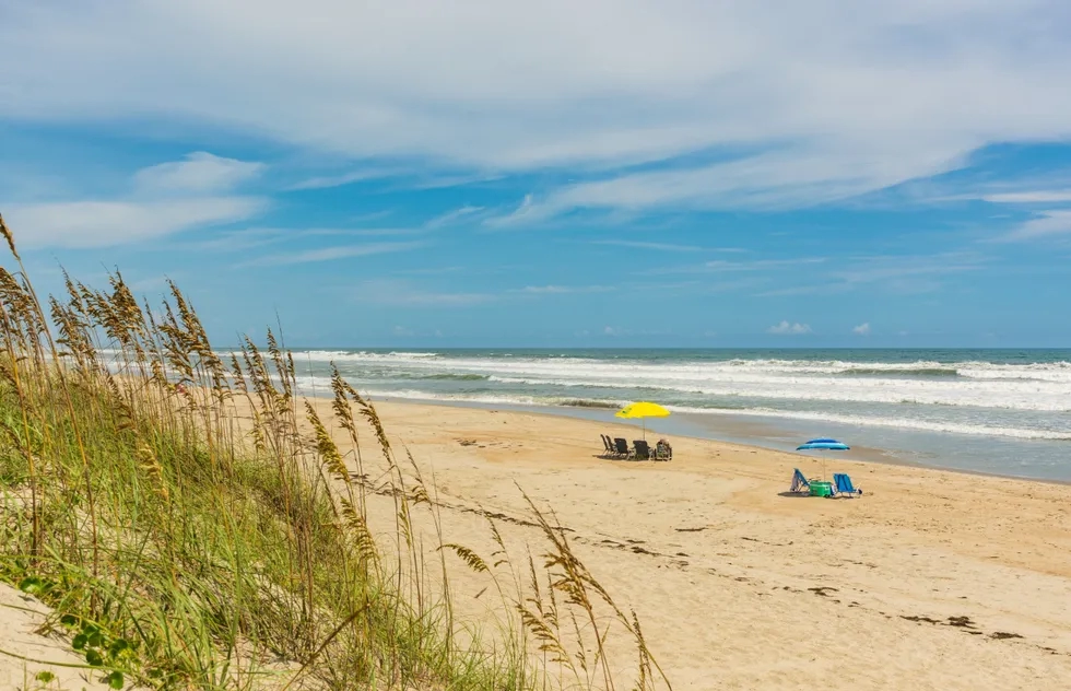 Ocracoke beach in North Carolina