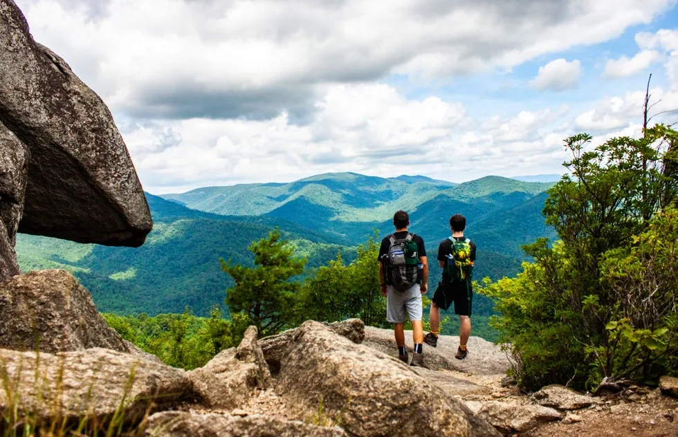 Hiking Old Rag Mountain at Shenandoah National Park in Virginia