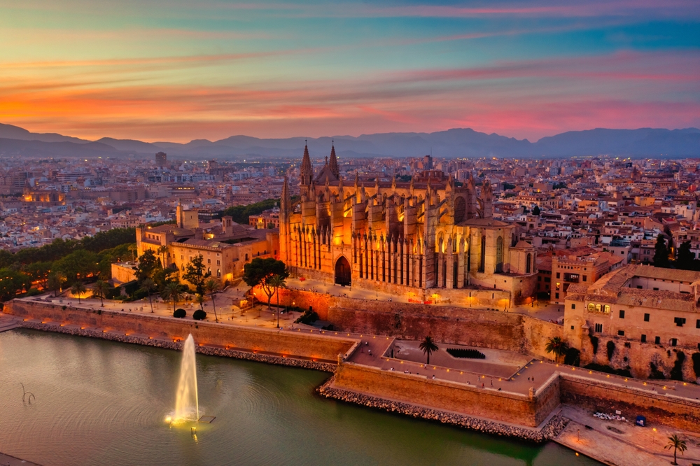 Palma de Majorca, Cathedral La Seu, Mallorca, Balearic Islands, Spain