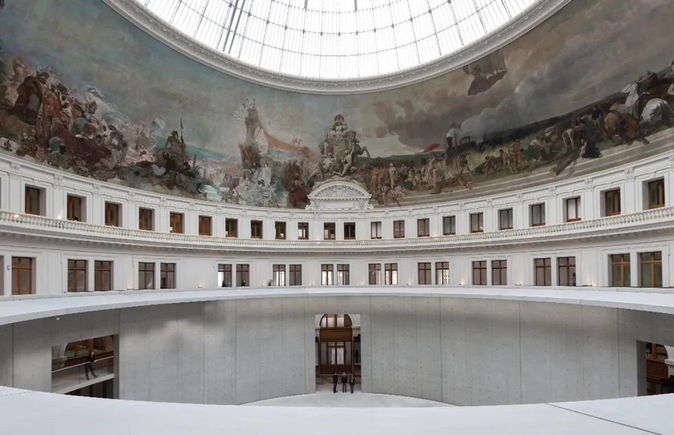 Interior of Bourse de Commerce - Pinault Collection in Paris