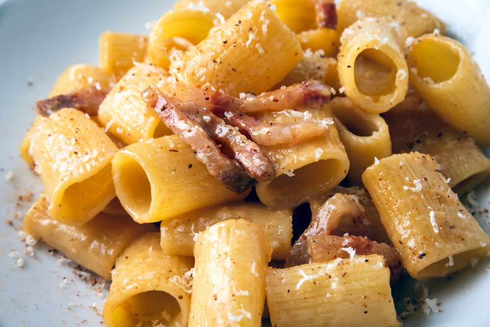 A plate of pasta in Rome