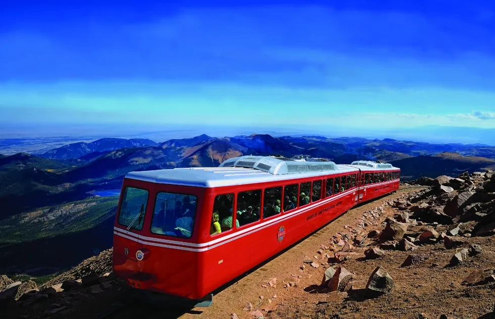 The Broadmoor Manitou and Pikes Peak Cog Railway in Colorado