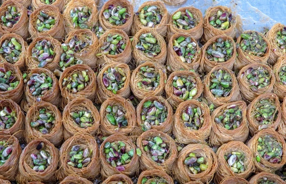 Pistachio pastries, Nazareth, Israel, Travel, Foodie travel