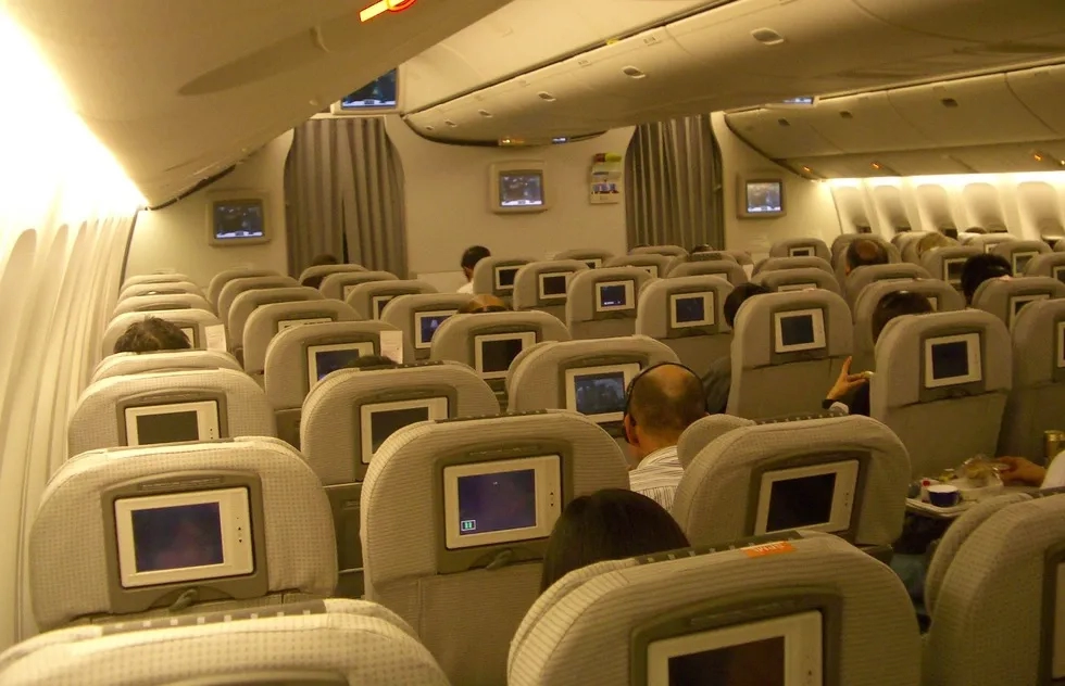 Airplane interior