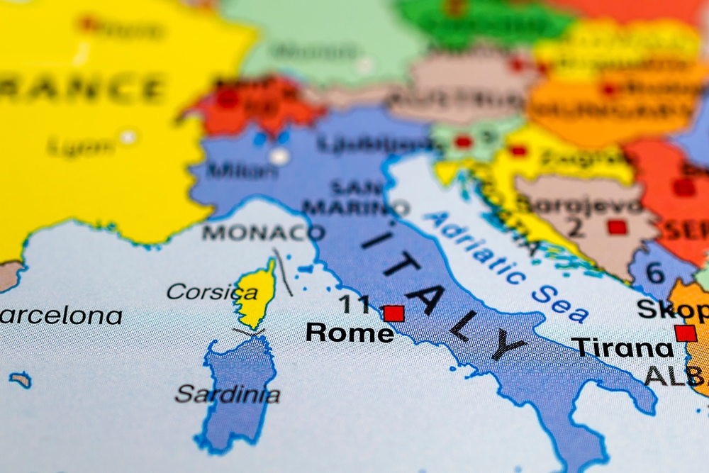 Map of Italy