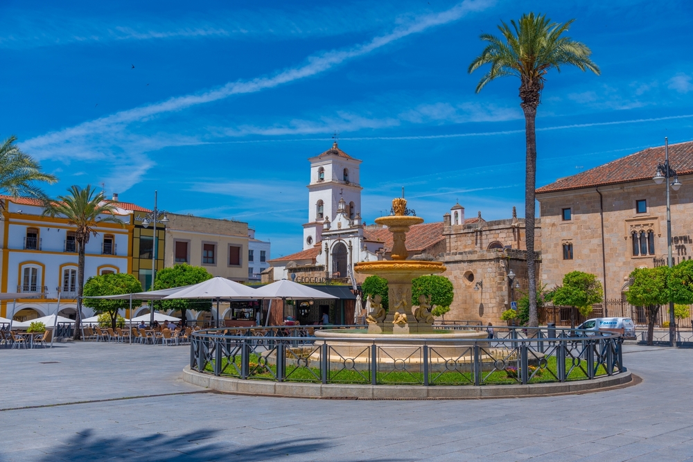 Plaza de Espana, Merida, Extremadura, Spain