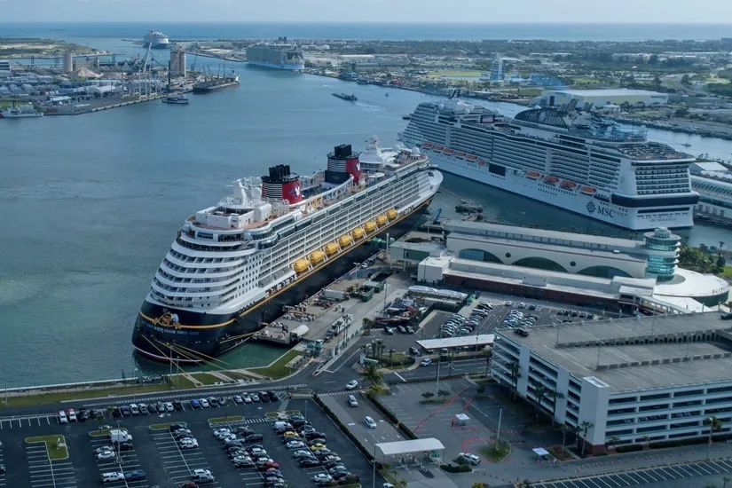 Port Canaveral, Florida (aerial)