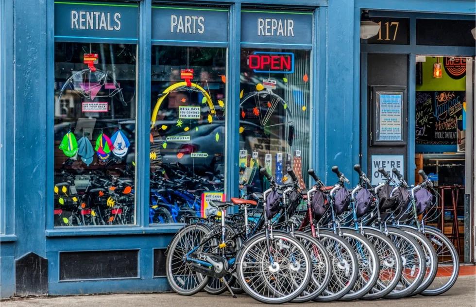 Bike Store, Portland, Oregon, Bicycles