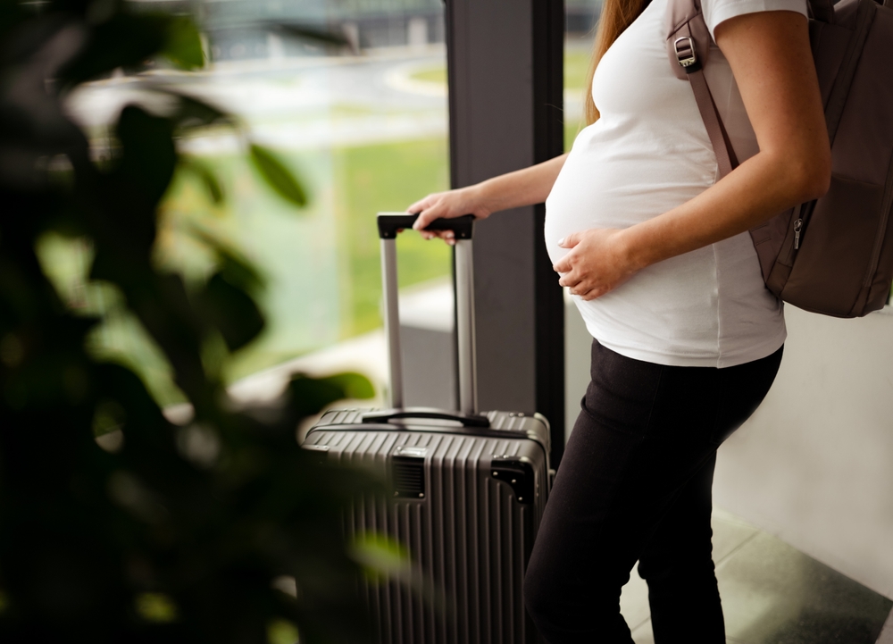 Pregnant traveler