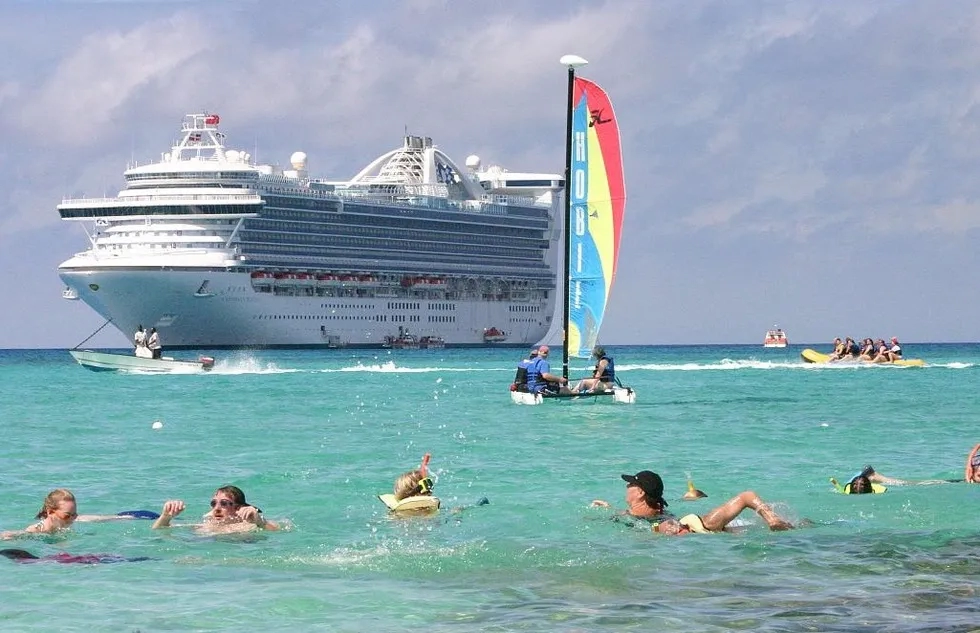 The Caribbean Princess cruise ship