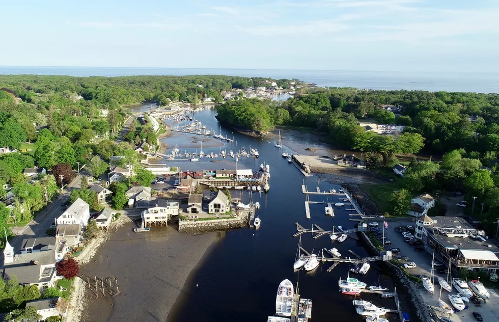 Kennebunkport, Maine, Harbor, Yachts, New England